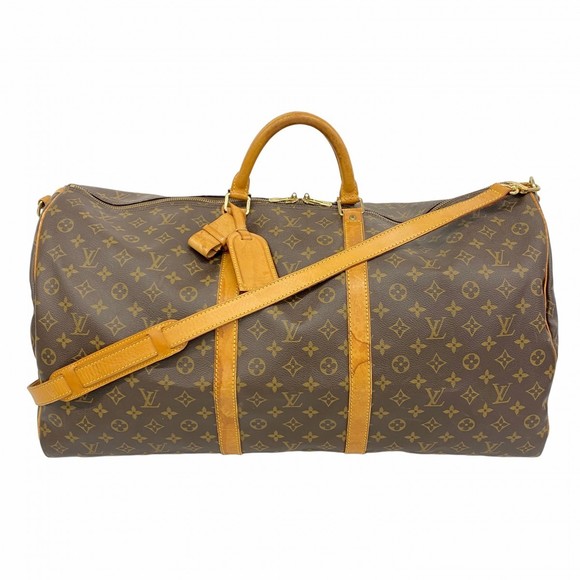 Louis Vuitton Brown Bag Bandouliere Keepall Monogram Boston - Picture 1 of 9
